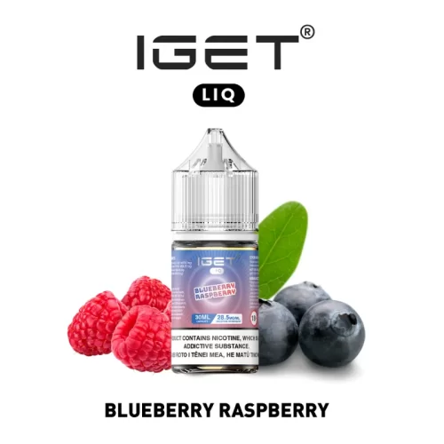 IGET LIQ - ブルーベリー＆ラズベリー (BLUEBERRY RASPBERRY) Refill E-Liquid 30ml