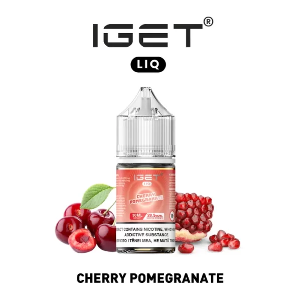 IGET LIQ - チェリー＆ザクロ (CHERRY POMEGRANATE) Refill E-Liquid 30ml