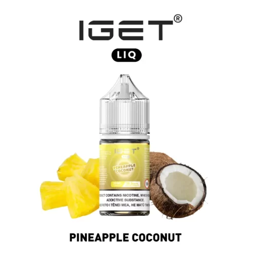 IGET LIQ - パイナップル＆ココナッツ (PINEAPPLE COCONUT) Refill E-Liquid 30ml