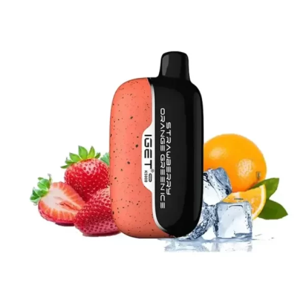 ストロベリーオレンジグリーンアイスフレーバー – IGET ムーン K5000 puffs