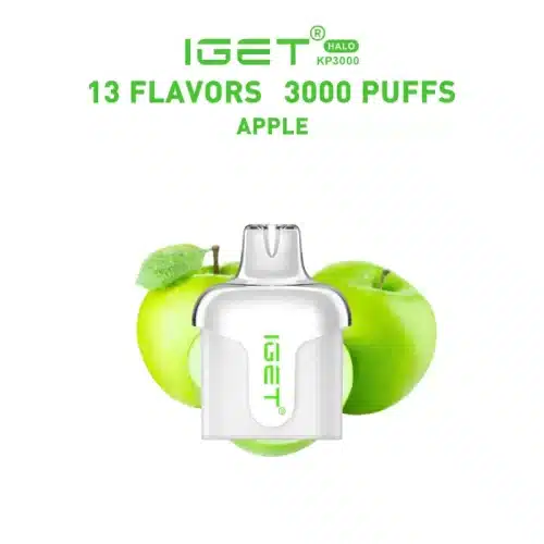 アップル (Apple) – IGET Halo Pod 3000 Puffs