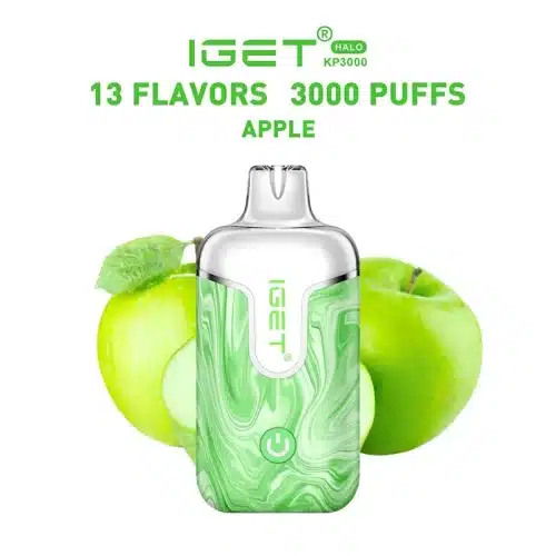 アップル (Apple) – IGET Halo Vape Kit 3000 Puffs