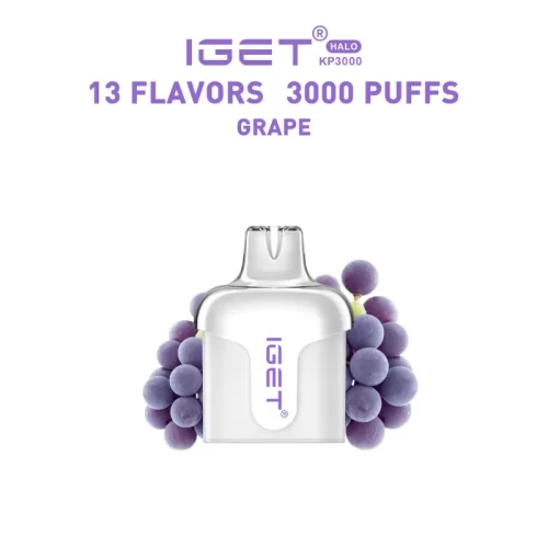 グレープ (Grape) – IGET Halo Pod 3000 Puffs