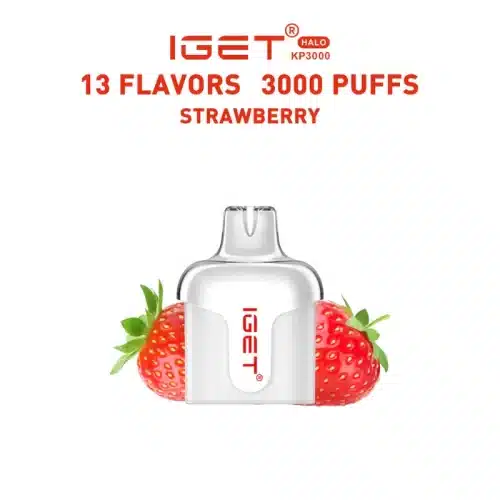 ストロベリー (Strawberry) – IGET Halo Pod 3000 Puffs
