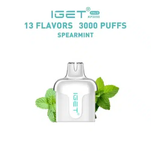 スペアミント (Spearmint) – IGET Halo Pod 3000 Puffs