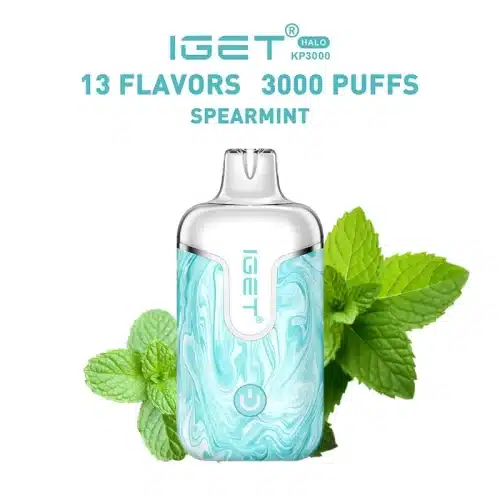 スペアミント (Spearmint) – IGET Halo Vape Kit 3000 Puffs