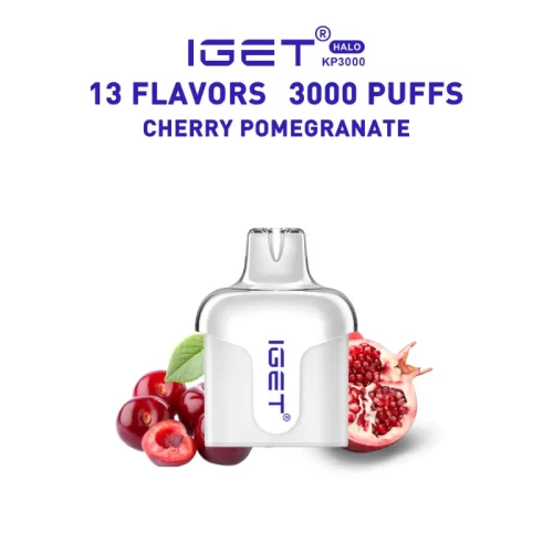 チェリーザクロ (Cherry Pomegranate) – IGET Halo Pod 3000 Puffs