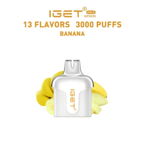 バナナ (Banana) – IGET Halo Pod 3000 Puffs