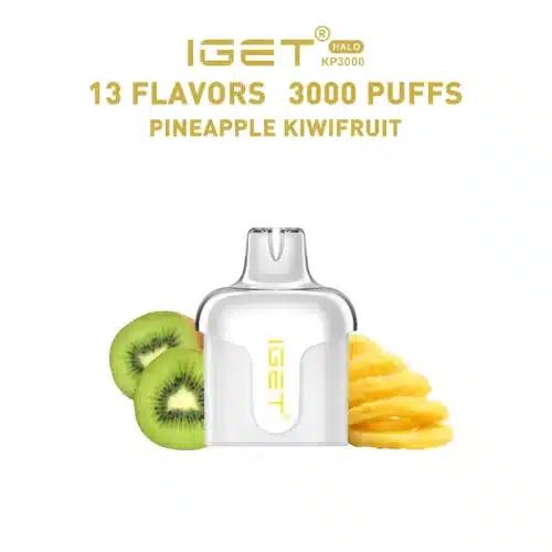 パイナップルキウイフルーツ (Pineapple Kiwifruit) – IGET Halo Pod 3000 Puffs