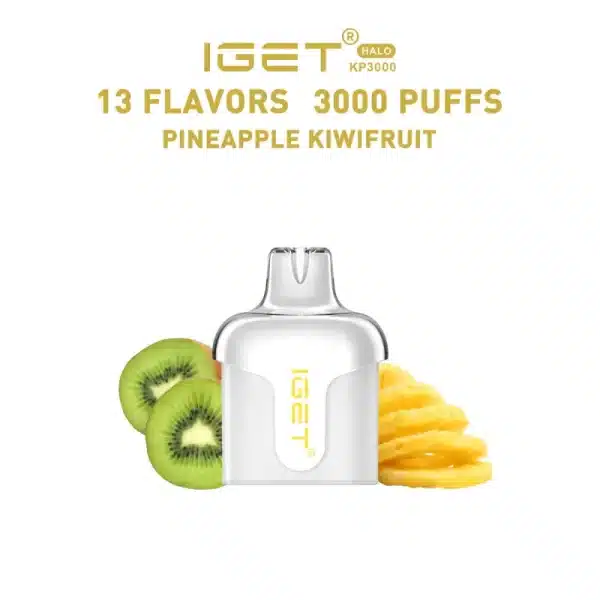 パイナップルキウイフルーツ (Pineapple Kiwifruit) – IGET Halo Pod 3000 Puffs